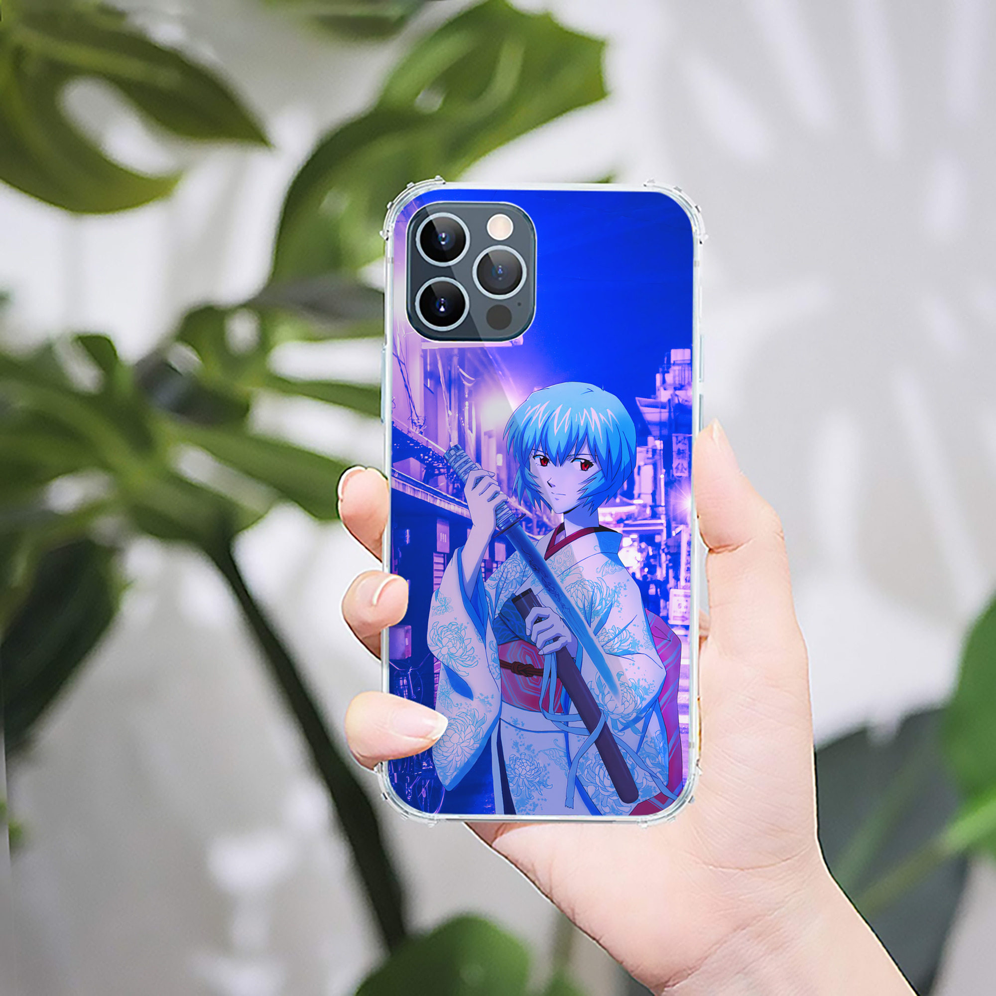 （画像用） EVA 新世紀エヴァンゲリオン 【iPhone 12シリーズ対応】透明スマホケース（クリアソフトケース）